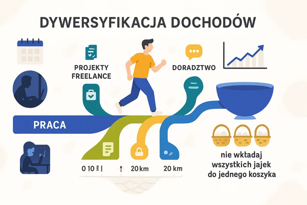 Dywersyfikacja dochodów - budowanie wielu źródeł przychodów jako maraton, nie sprint